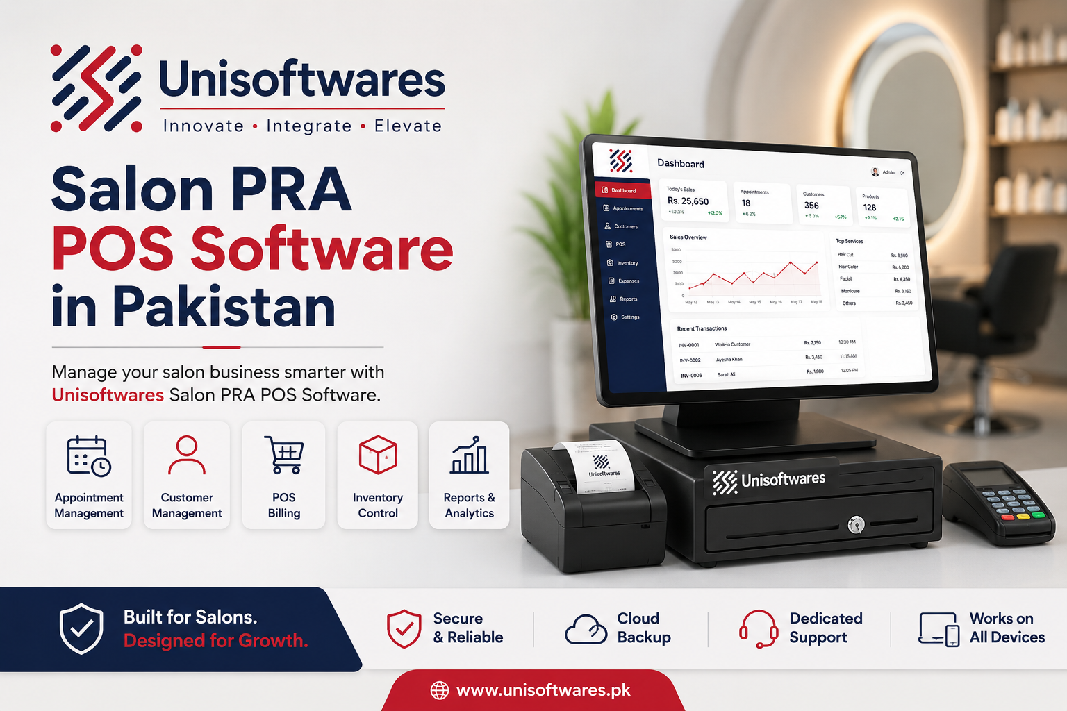 Salon PRA POS Software